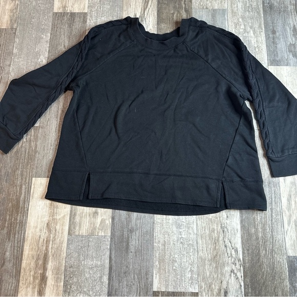 Time And Tru 2XL Pullover Sweater, Black - Picture 1 of 5